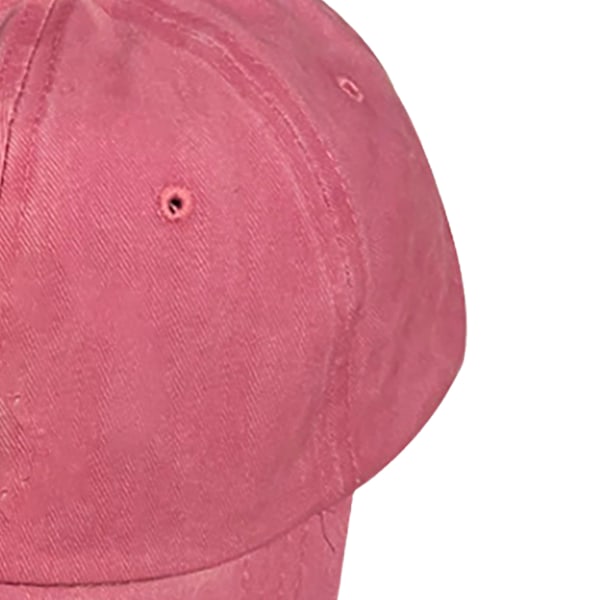 Baseballcaps for kvinner, søt kattmønster, rund myk topp, stor hodeomkrets, bomull, rosa, M (56‑58 cm)