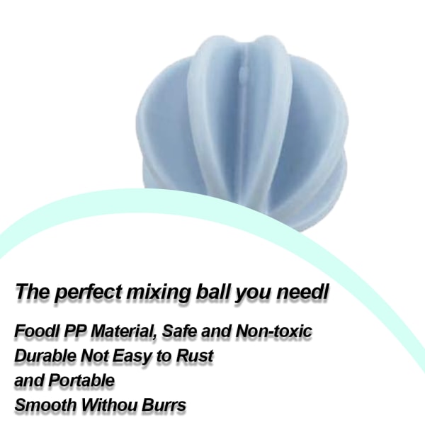 Plastic Omrøring Ball, Protein piskeris Shaker Ball Sports Drink