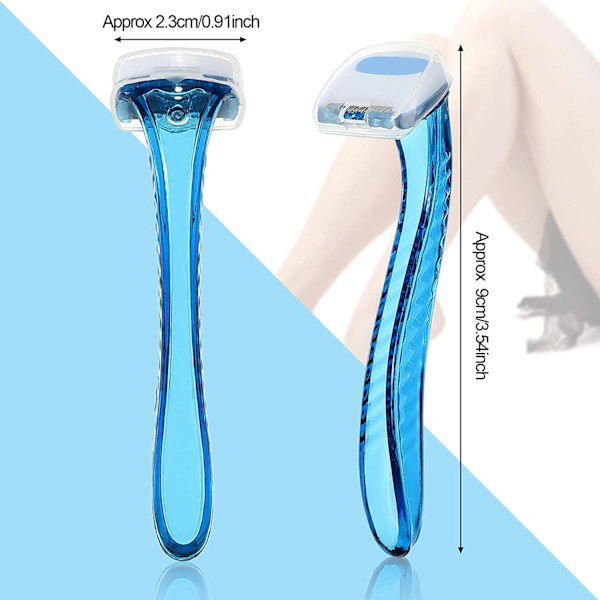 12 stk. Damebarbermaskine Bikini Trimmer Holdbar Rejse