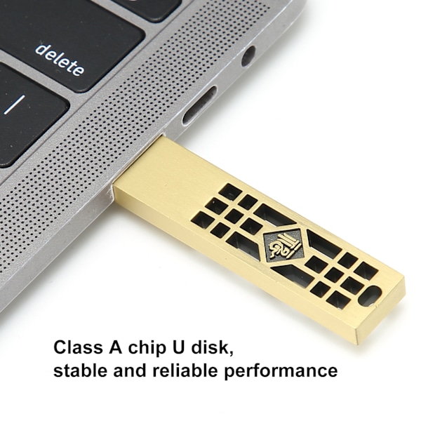 USB-minne Portabel Vattentät Metall 2.0 Lagringsenhet Minne för Dataöverföring Delning 32GB