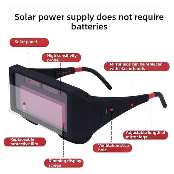 Automatic Welding Goggles with Anti-fog Function Work Protection Welder Flame Welding[TT]