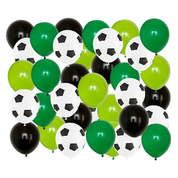 Fotbollsballonger, Latex Fotbollsballonger Kit Fotbollsfest