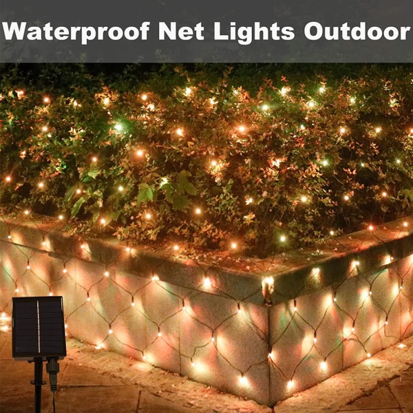 192 LED Solarlys, 9,8ft x 6,5ft Netlys, Eventyrlys