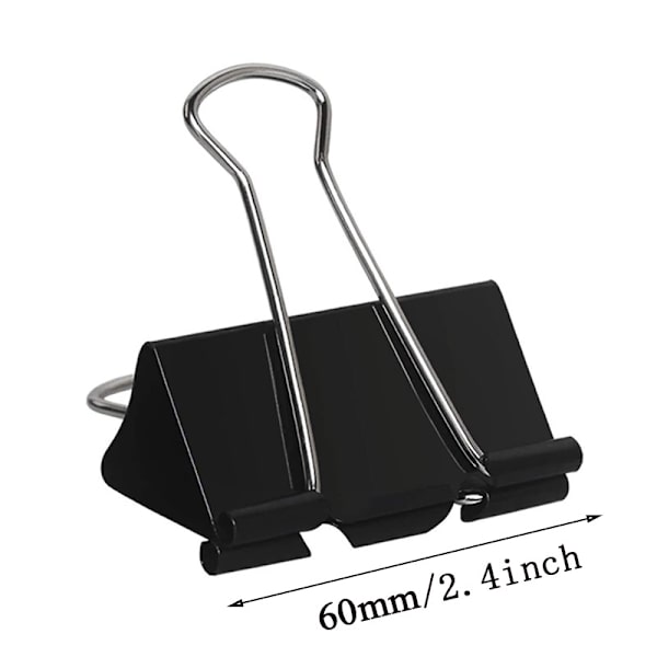 Store bindere, store binderclips til kontor og hjem