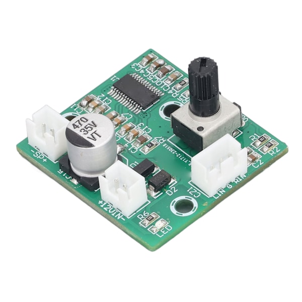 60W Mini Mono Högeffektsförstärkarmodul HIFI Digital Liten Effektförstärkarmodul DC 7.5‑24V