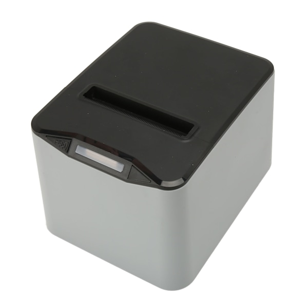 80mm Termisk Kvitteringsskriver POS-skriver Automatisk Kutting USB LAN SERIAL Port Restaurant Kjøkken Skriver for Windows 100‑240V EU Plugg