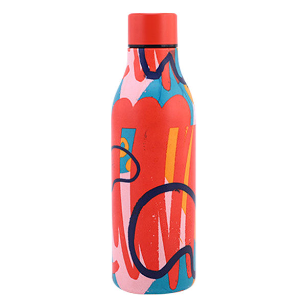 1 stk isolert kald kopp Dobbeltlags 304 rustfritt stål kopp sportskopp Bil vannkrus 550ml