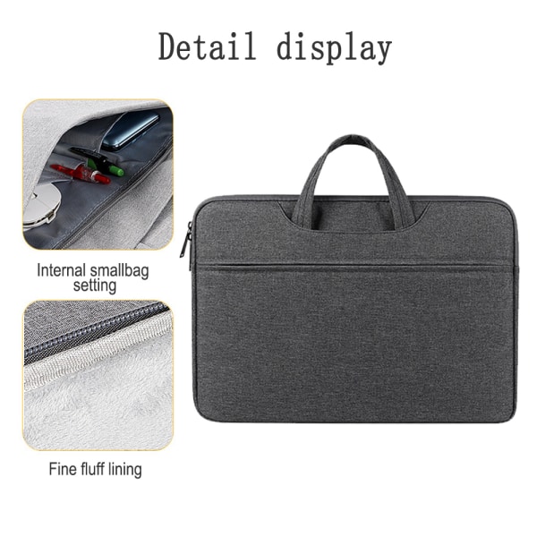 Laptopväska 13,3 tum Vattentålig Laptopfodral med