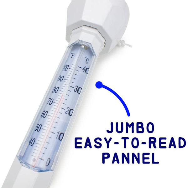 Bassengtermometer - Analog temperaturvisning -