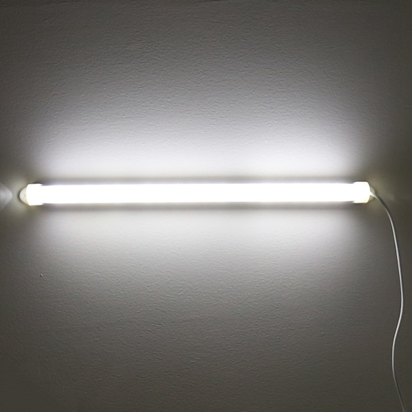 Bärbar USB 5V LED-lampa med hård stripp-tub, glödlampa, strömbrytare, varm/dagsvitt, steglös dimmer