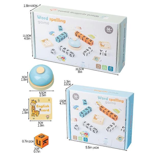 Interactive Alphabet Learning Tool for Parents and Children, Safe, Robust, and Educational for Students. Birthday Gift Idea [D] B