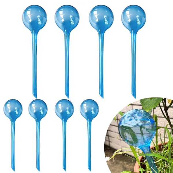 8 Pcs Self Watering Globes Plant Watering Bulbs Globes Automatic Watering Balls Pvc Plant Watering System Clear Plant Waterer For Indoor Outdoor Plan