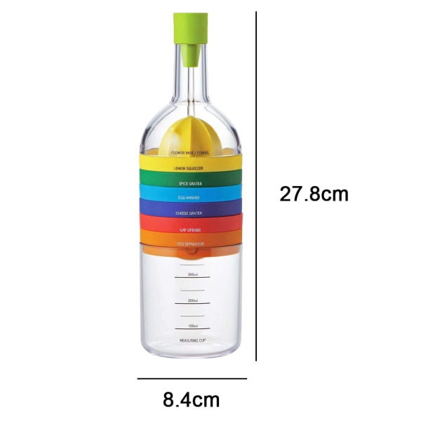 Åtta-i-ett frukt- och grönsak äggvita separator kök