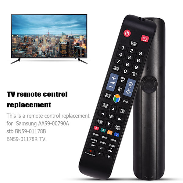 Fjärrkontrollersättning för Samsung AA59-00790A STB BN59-01178B BN59-01178R TV