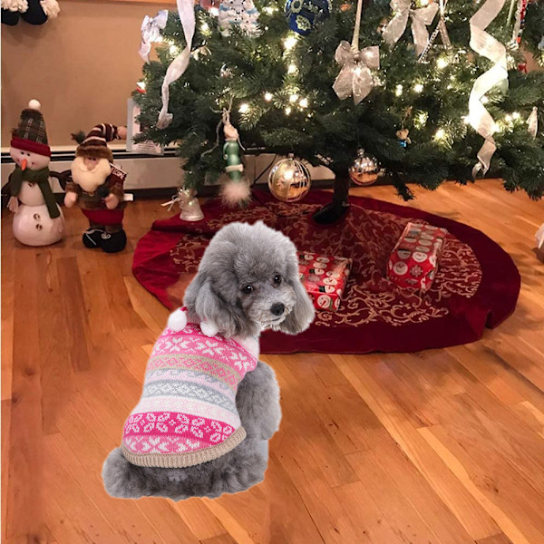 Xmas Holiday Festlig Hundetrøje til Hvalp Små Hunde，Sød