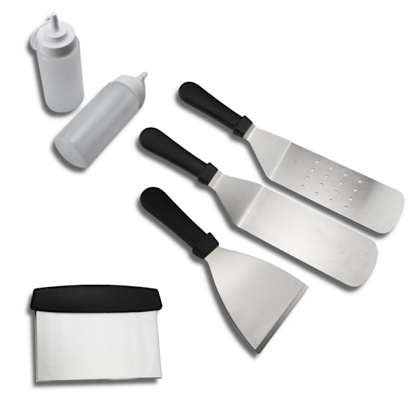 Outspark Multi-Purpose BBQ Tool Kit 3 Spatulas, 1 Chopper