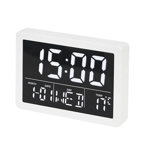 Suuri näyttö yksinkertainen tyyli LED-kello yöpöydän herätyskello