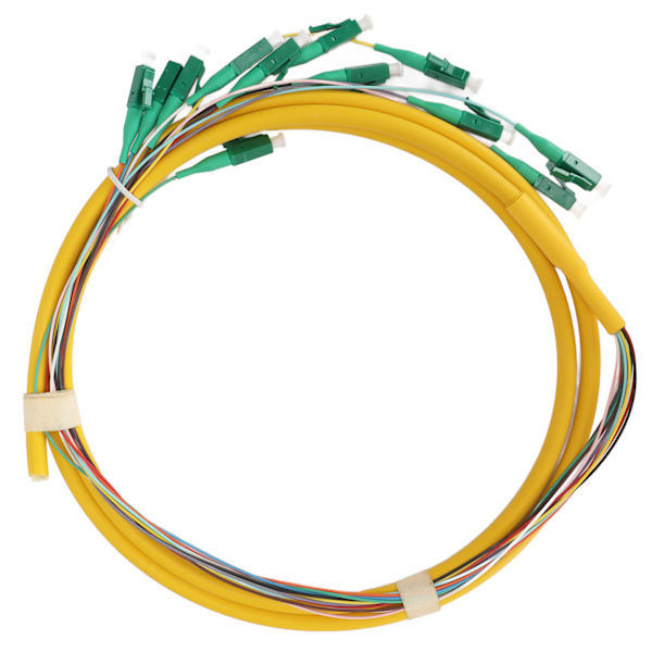 Fiber Pigtail Kabel Single Mode 12 Strand 1,5m Stabil Fiberoptisk Pigtail för Lokalt Nätverkskommunikationssystem