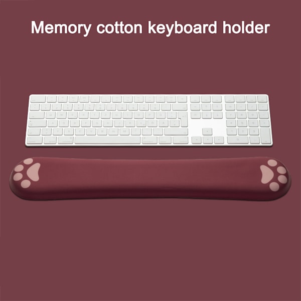 Håndleddsstøtte for tastatur, komfortabel memory bomull