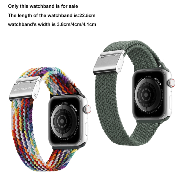 Klokkerem kompatibel for Apple Watch, justerbar spenne