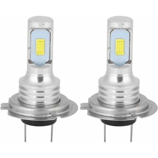 2 kpl LED-sumuvalopolttimoa 80W 6000K universaali H7 LED-auton sumulamppu
