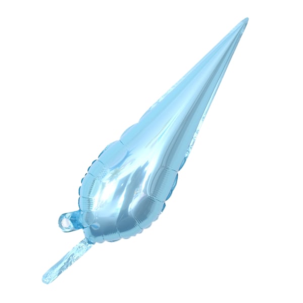 Stjärnformade folieballonger metalliska - 15x46cm, 50 st, spikballonger