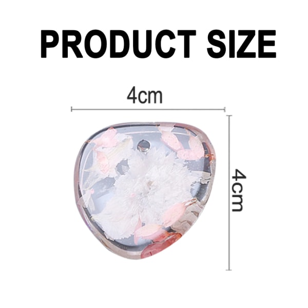 Pack Shiny Shape Tag Resin Mold Handmade Keychain Silicone Mold