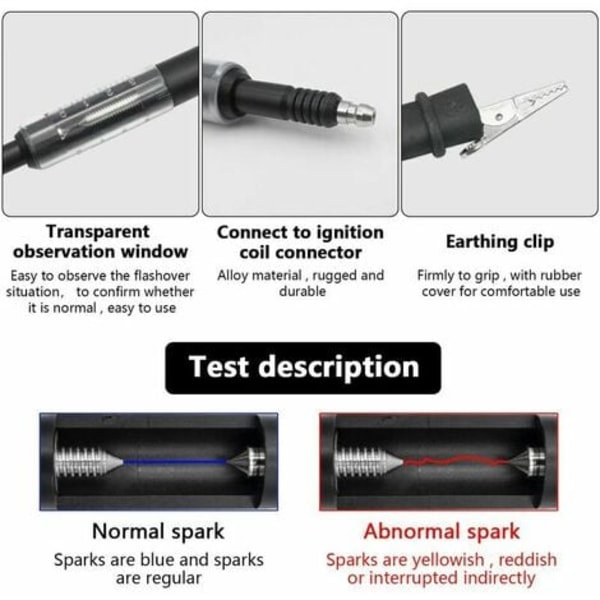 Tændrørstester, tændspole tester, motordiagnostisk værktøj