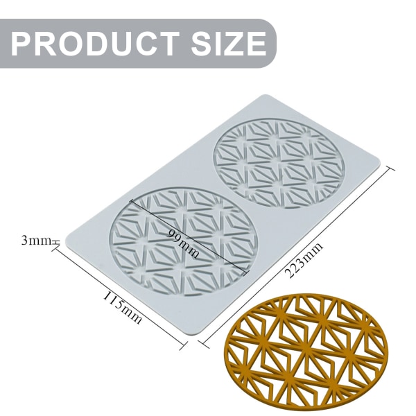 Hul hulblad godteri form, sjokolade godteri 3D hul blad silikonform, sukker håndverkkake dekorasjon