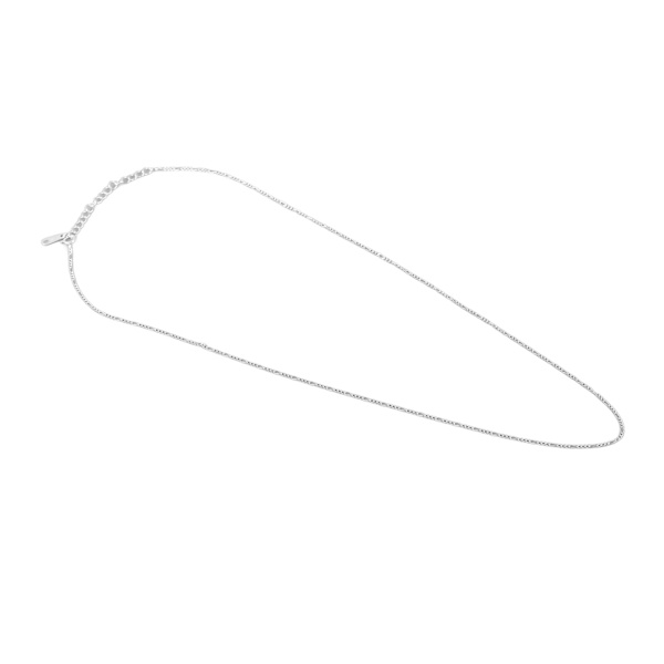 925 Sterling Silver Halsband Kvinnor Tunn Kedja Halsband Stilrent Halsband för Pendling Resa Fest