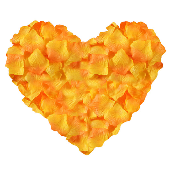 12 påsar konstgjorda rosenblad, non-woven blomblad för
