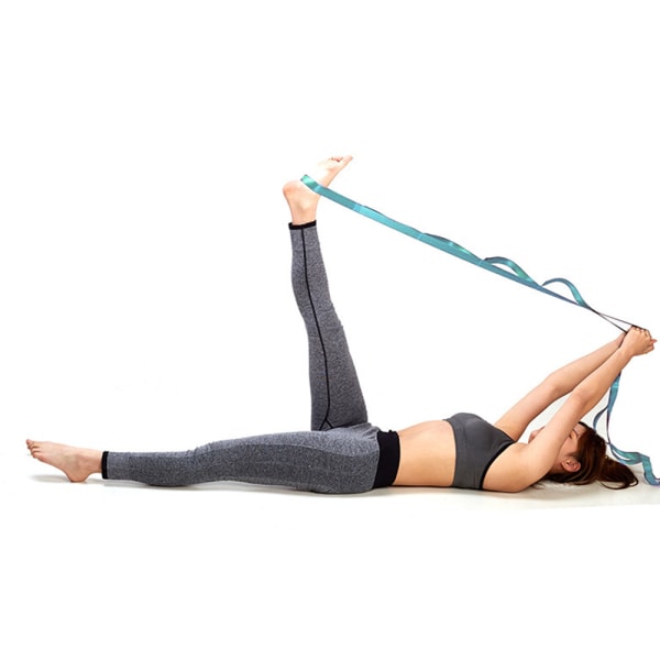 Yogarem, strækrem, genoptræningsrem, multi-loop rem, ikke-elastisk