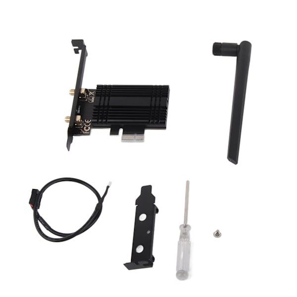 WiFi 6E AX210 PCIe WiFi-kortti Bluetooth 5.3:lla, jossa lämpöallas 2 antennia 6 GHz 5,8 GHz 2,4 GHz langaton verkkosovitin Windows 10 11:lle