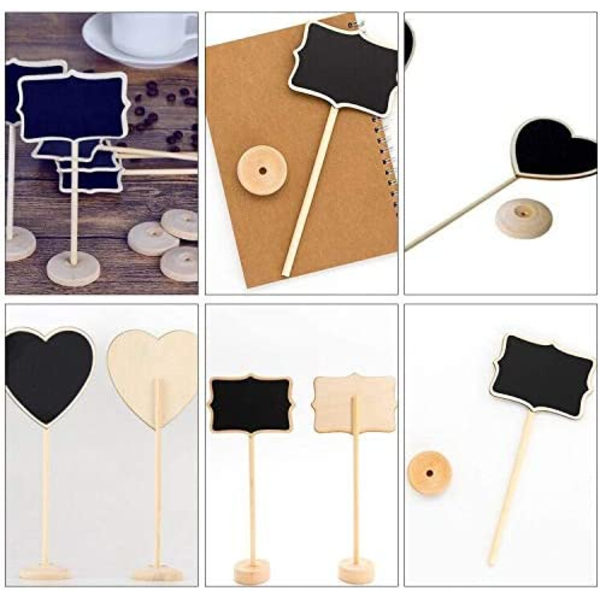 Mini kritttavle skilt for bryllup bursdagsfester bord