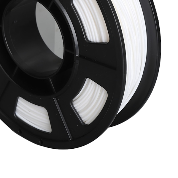3D-skrivarfilament Vit 1,75 mm 8,8 oz Nettovikt 180 till 210 Celsius PLA-filament för 3D-utskrift Påfyllning Byte