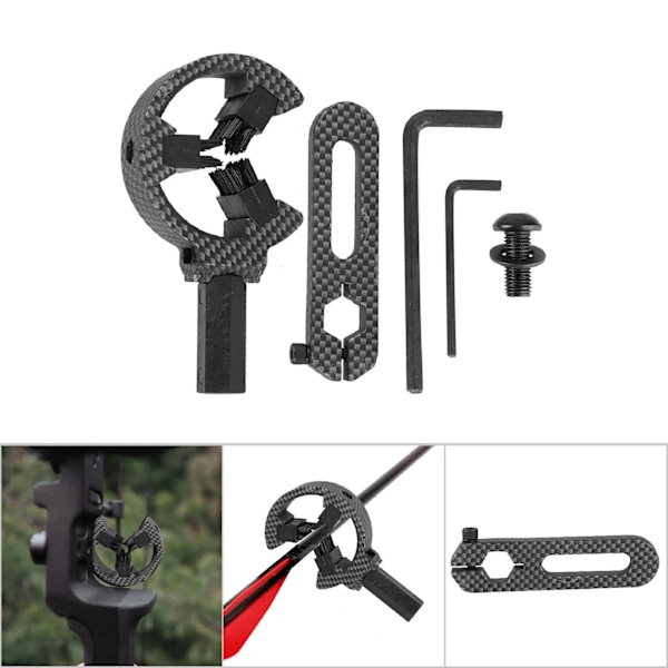 Universal kamouflage borstpilbåge för compoundbåge och recurvebåge - TP812 (kolfiberkamouflage)