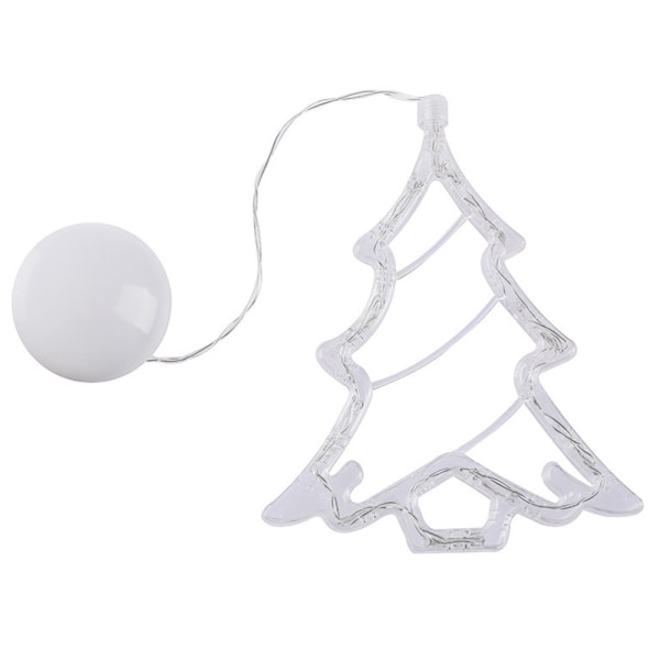 5pcs led Christmas light string, window suction cup chandelier