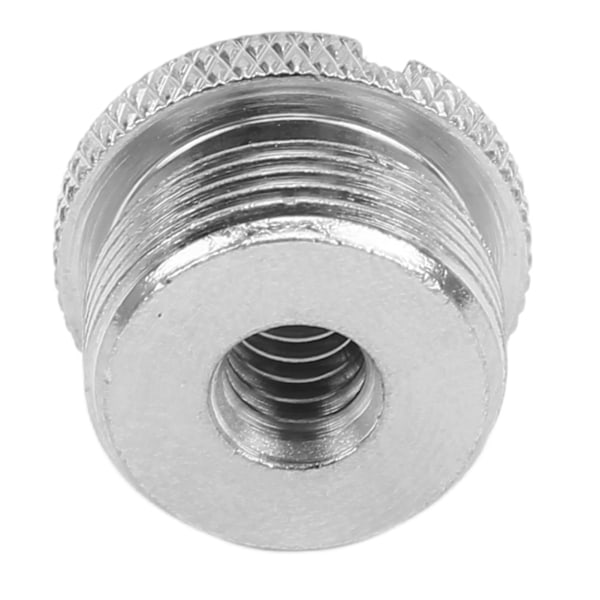1/4 hunn til 5/8 hann skrue adapter overflate anodisering behandling Durbale Mic tråd adapterSilver F14A