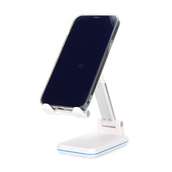 T6 Foldable Trådløs Lader Enkelt Ladestasjon for Mobiltelefon og Nettbrett Hvit