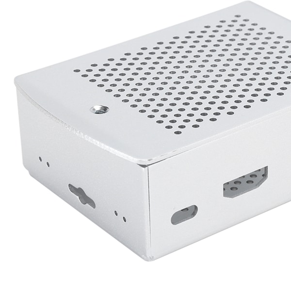 Aluminiumlegeringsskal til Raspberry Pi 3 b 2B bundkort kølebeskyttelsesboks sølv