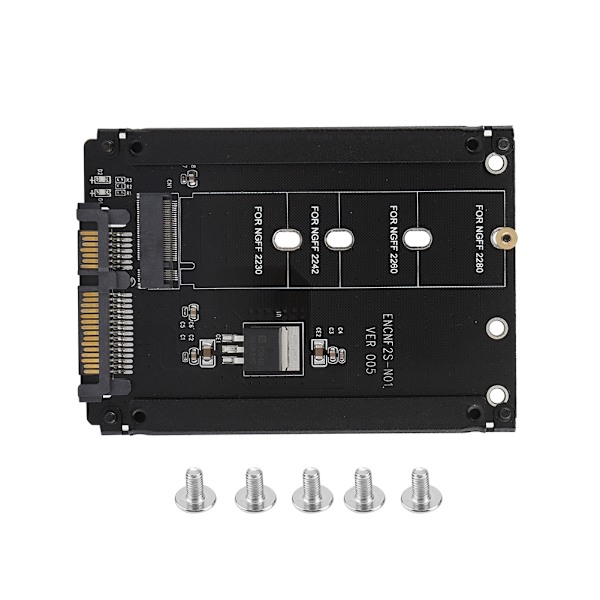 Høy ytelse 22pin M.2 NGFF til SATA Adapter Plug and Play M.2 til SATA B Key