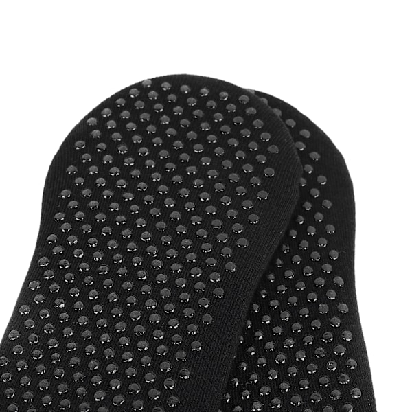 4 Par Antiglidstrumpor för Kvinnor Perfekt för Pilates Pure Barre Balett Dans Barfota Träning Vrist Öppen Design One Size Svart