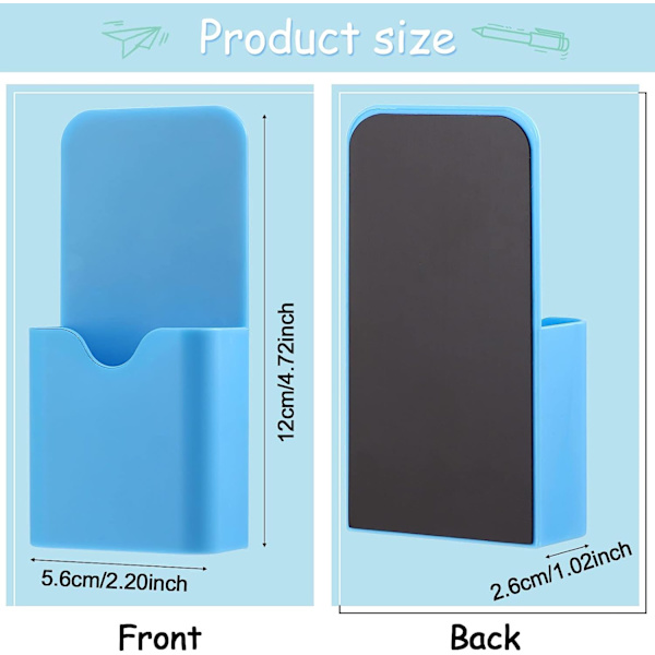 4 stk. Magnet Pen Holder Tør Slet Magnetisk Markør Holder