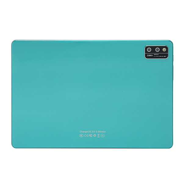 10.1in Smart Phone Tablet 5GWiFi 8GB 128GB Octa Core 8800mAh IPS Touch Screen HD Tablet för Android 11 100‑240V Grön EU-kontakt