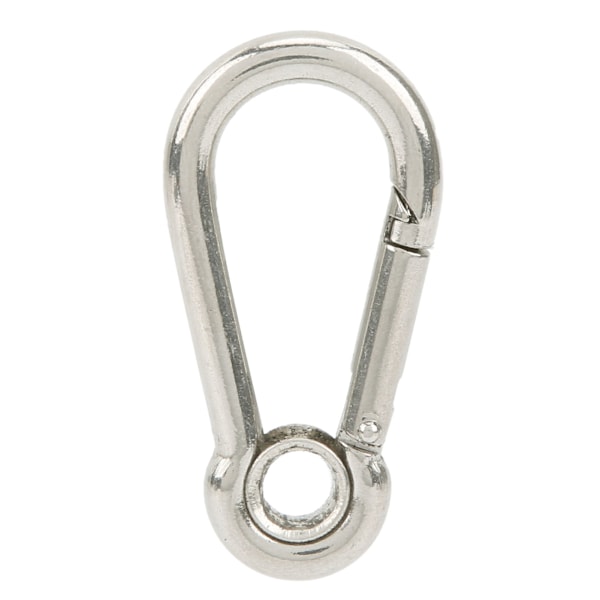 10 stk. Snap Hook Fjeder Karabiner Klips Spænde Rustfrit Stål til Camping Klatring Hængning M5