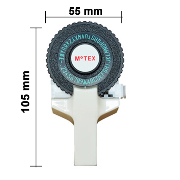 3D Mini Etikettskrivare Liten modell Etikettskrivare Manual Gör det själv Lette White