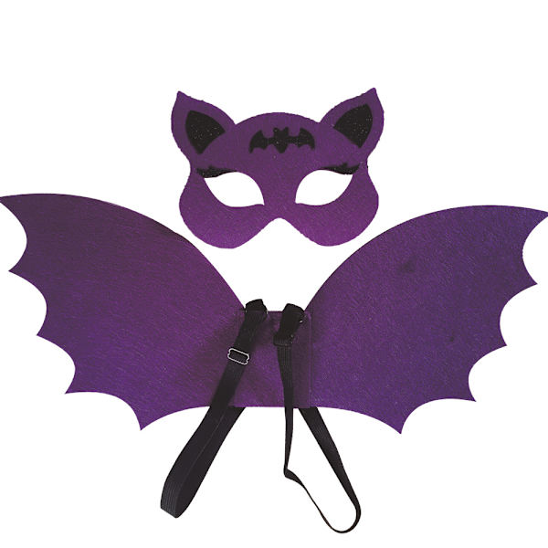 Halloween fest barn dekoration fladdermus vingar HalloweenEVA leksak