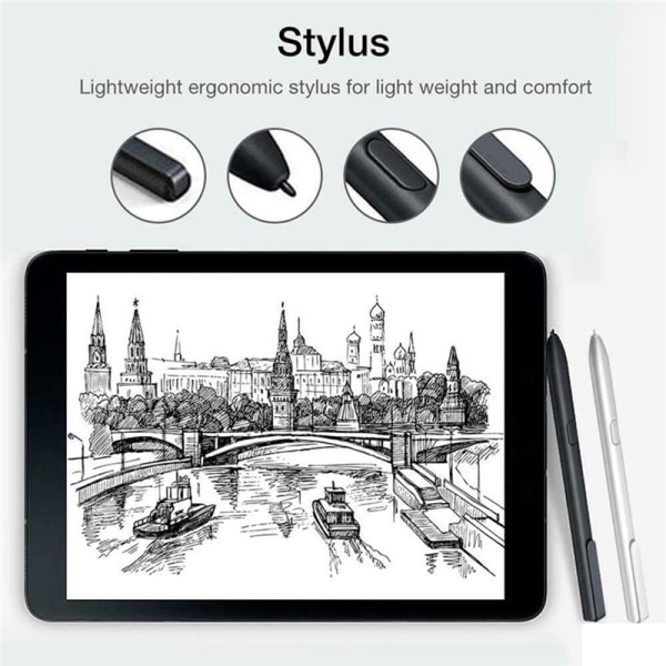 Stylus-penner for Samsung-nettbrett, presis erstatningspenn S Pen-pekeskjermpenn kompatibel med Samsung Galaxy Tab S3 T820 / T825