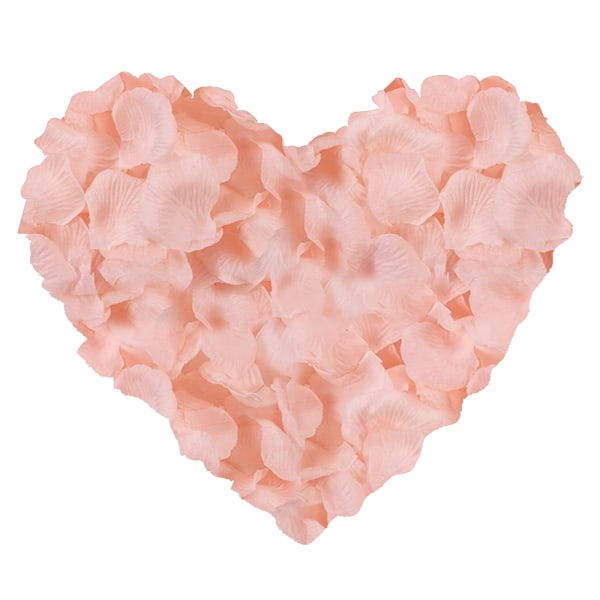 12 påsar konstgjorda rosenblad, non-woven blomblad för