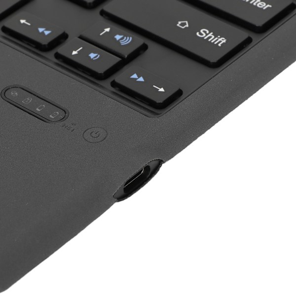Trådlöst Bluetooth-tangentbord med styrplatta för Pro 7+ Pro 7 Pro 6 Pro 5 Pro 4 Pro 3 33ft trådlöst avstånd Svart tangentbord